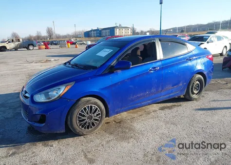 2014 Hyundai Accent Gls z USA, uszkodzony, nr VIN KMHCT4AE1EU603377